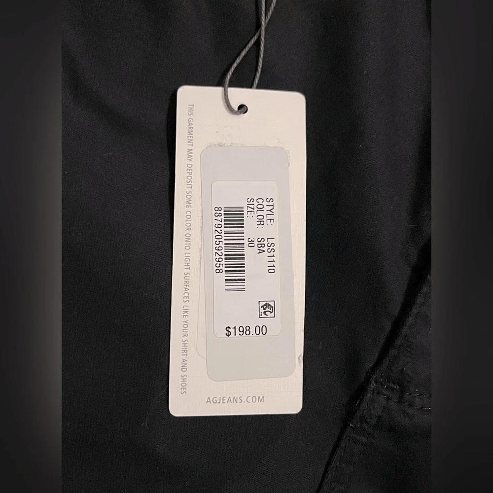 NWT AG Adriano Goldschmied The Stilt Cigarette Leg Jeans Size 30 - Picture 7 of 10